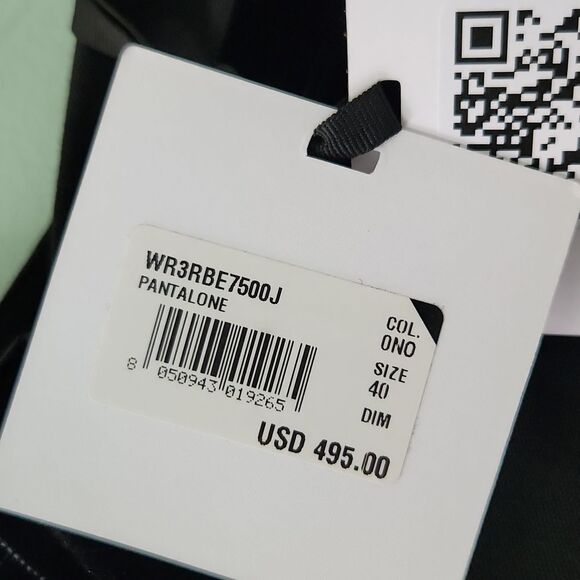 NWT RED VALENTINO Velvet-trimmed grain de poudre flared pants - Picture 8 of 15